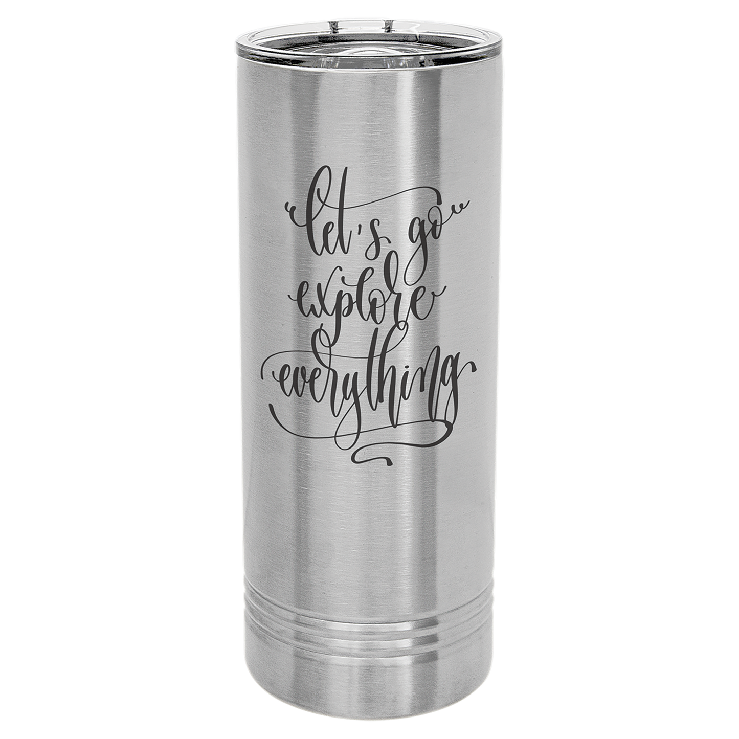 22 oz Skinny Tumbler with Slider Lid