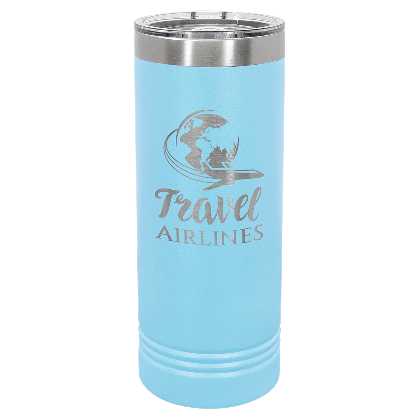 22 oz Skinny Tumbler with Slider Lid