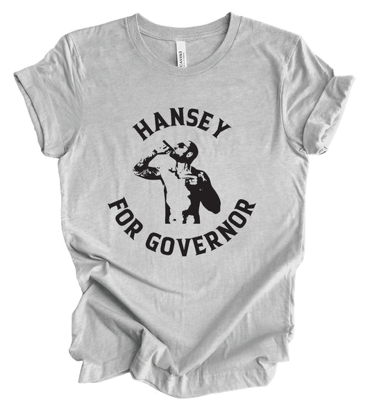 Hansey For Governor - Bella Canvas Ringspun T-Shirt