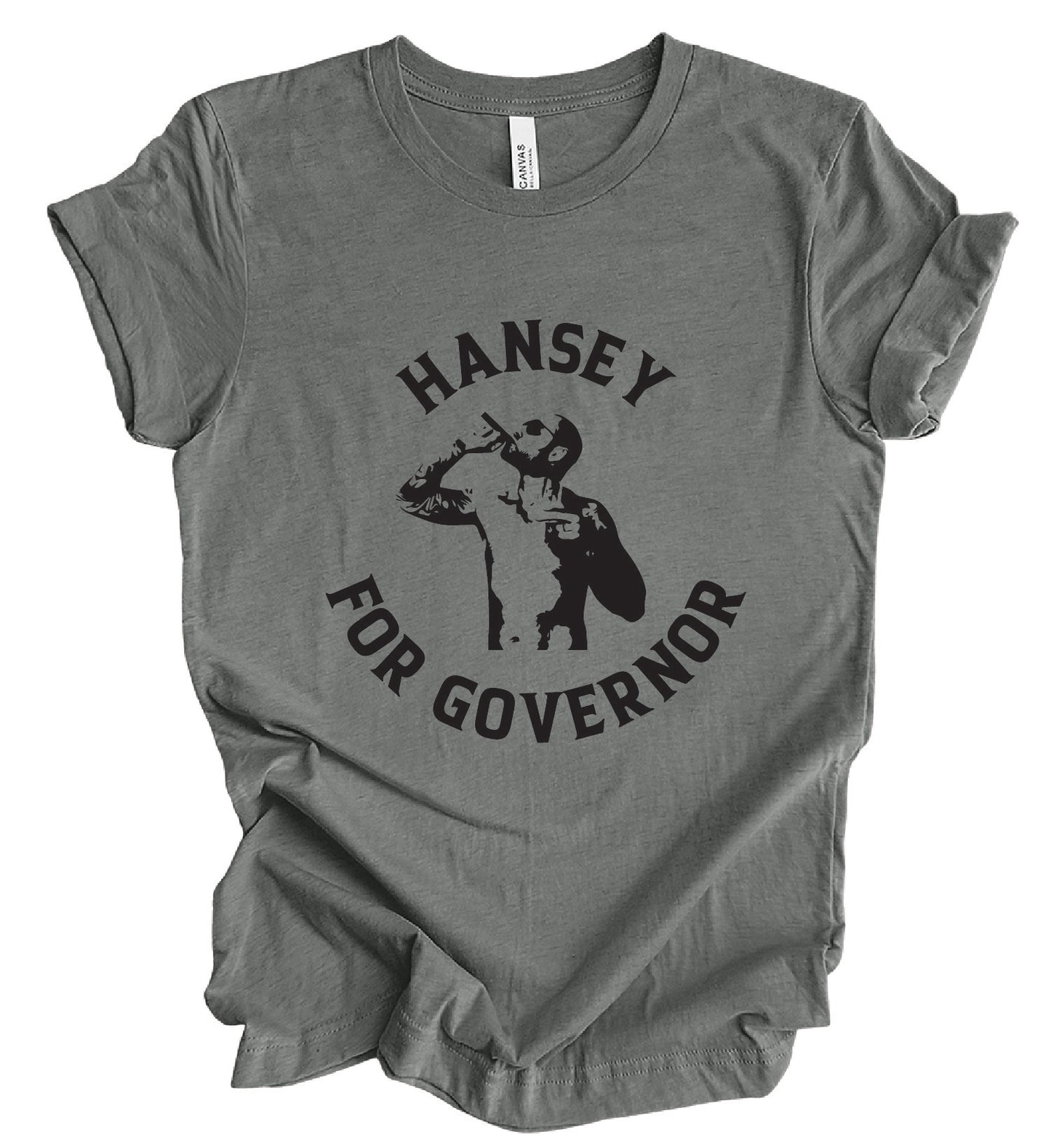 Hansey For Governor - Bella Canvas Ringspun T-Shirt