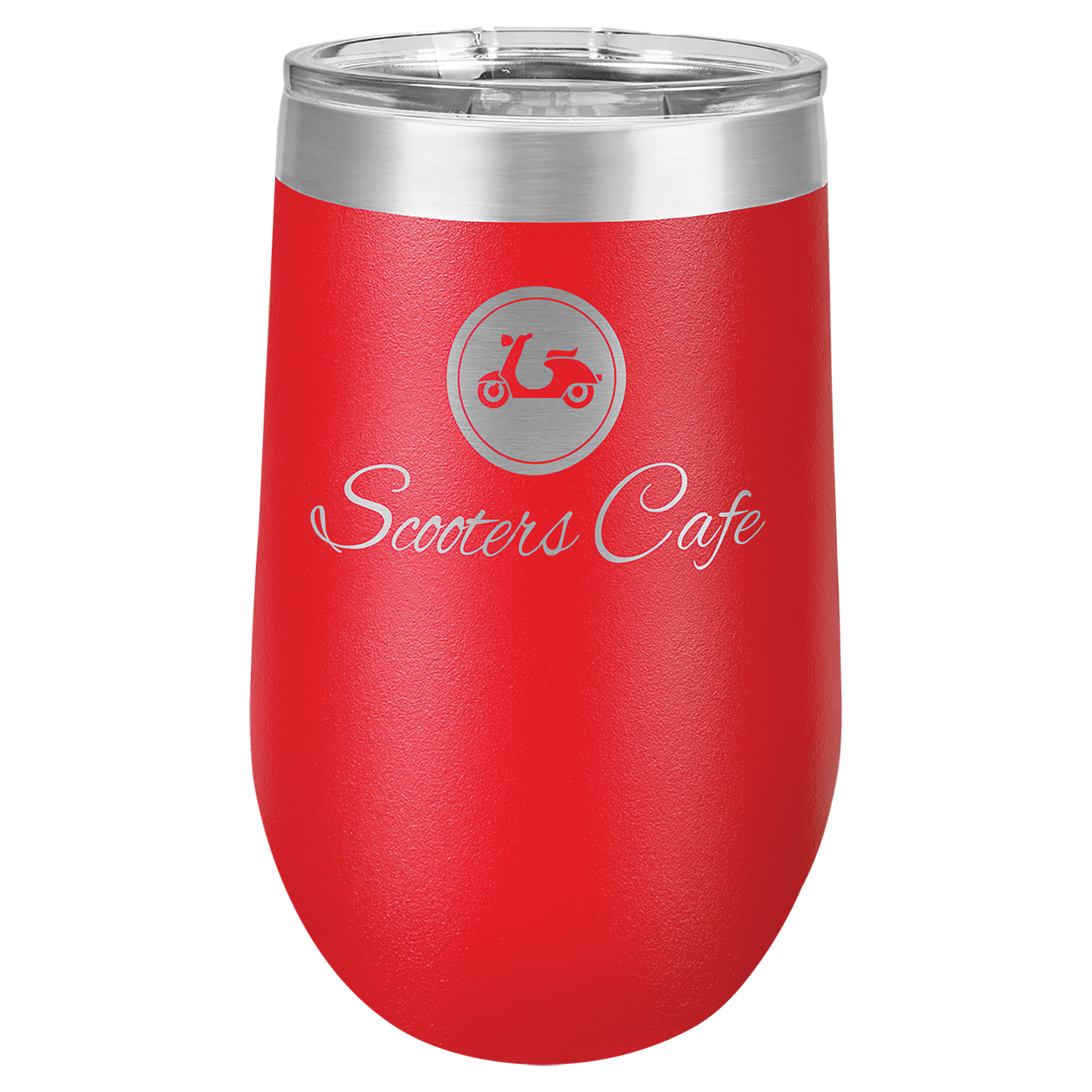 16 oz Stemless Wine Tumbler with Magnetic Lid