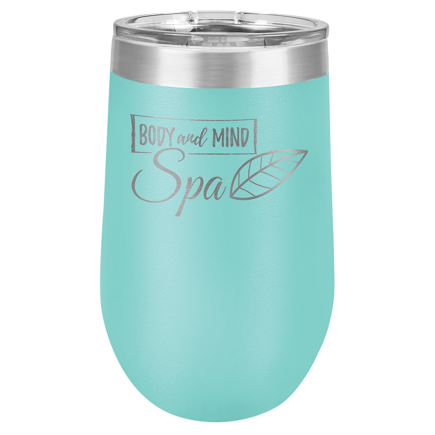 16 oz Stemless Wine Tumbler with Magnetic Lid