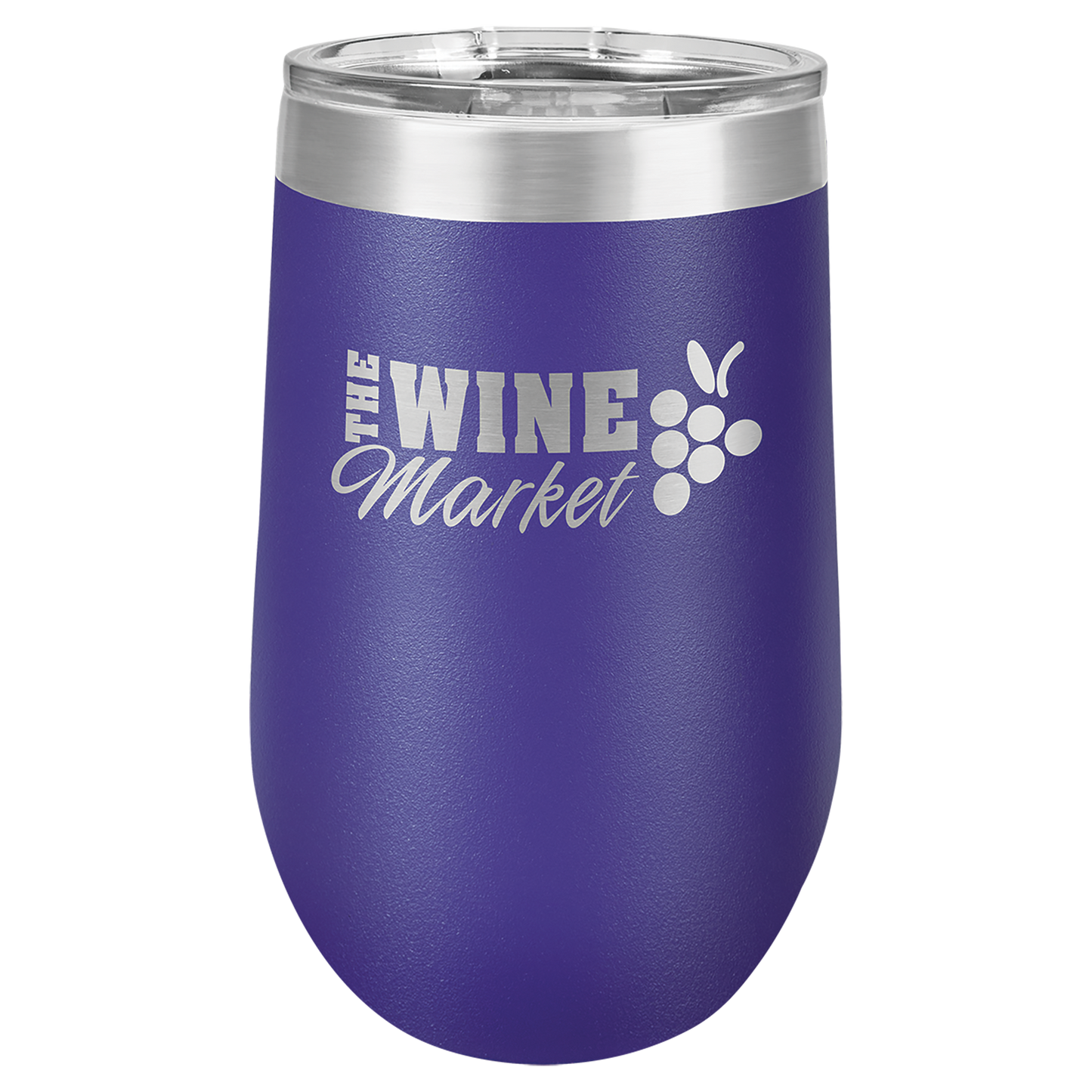 16 oz Stemless Wine Tumbler with Magnetic Lid