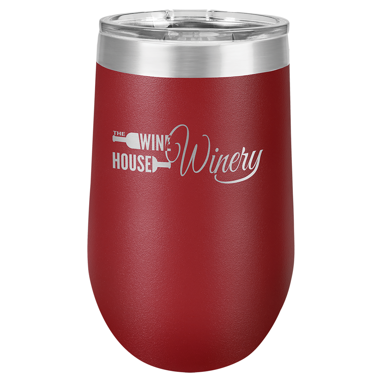 16 oz Stemless Wine Tumbler with Magnetic Lid