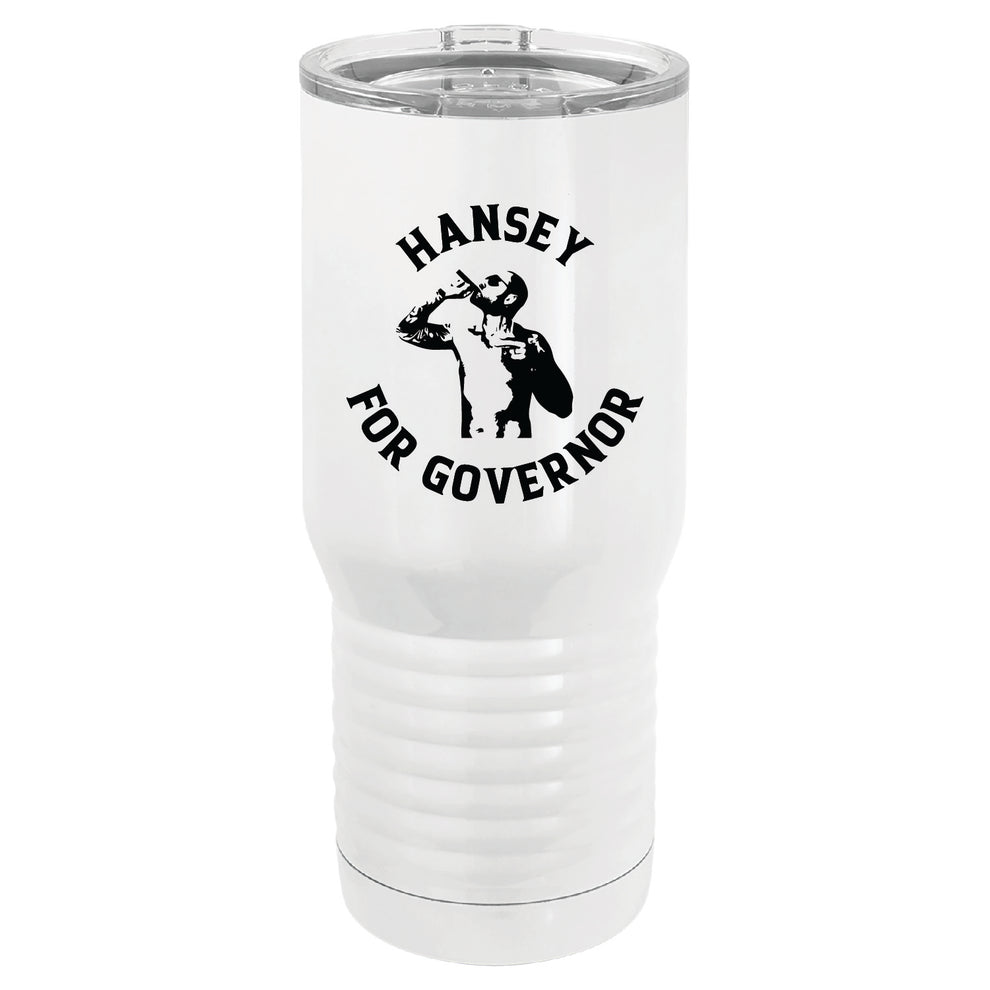 Hansey For Governor 20oz Sublimation Tall Boy with Magnetic Lid ...