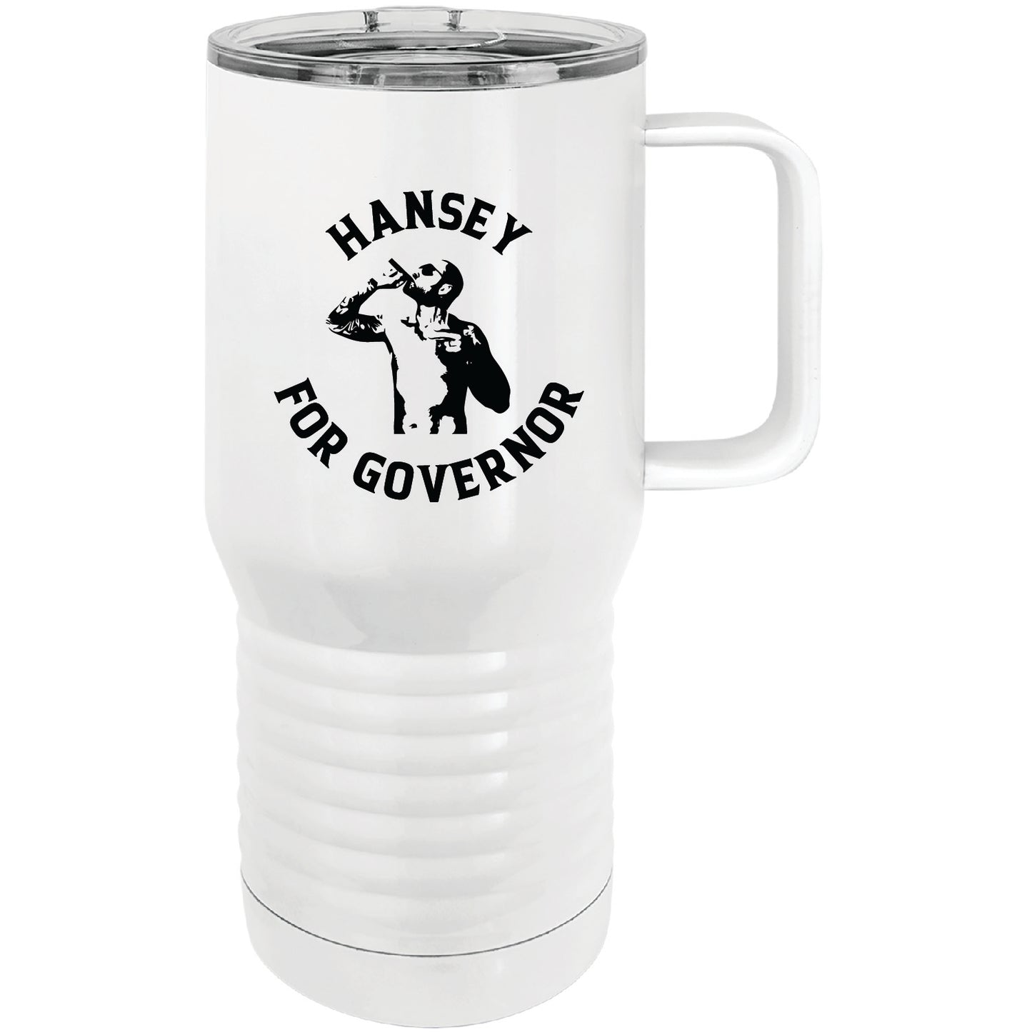 Hansey For Governor 20oz Sublimation Travel Mug with Magnetic Lid