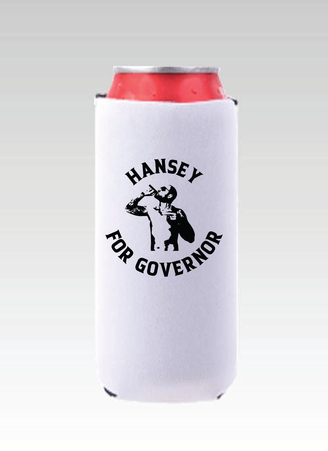 Hansey For Governor Slim Can Holder