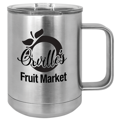 Hansey For Governor 15 oz Mug with Magnetic Lid