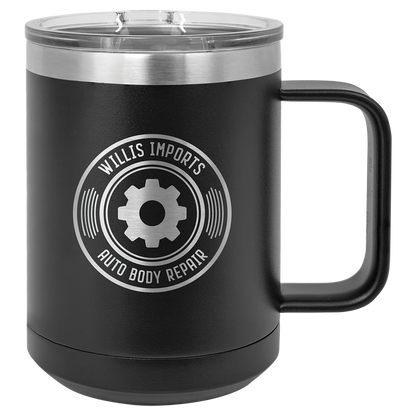 Hansey For Governor 15 oz Mug with Magnetic Lid