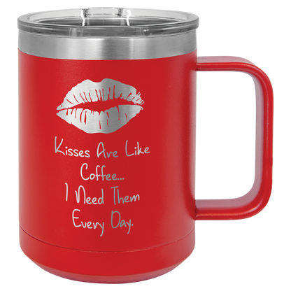 Hansey For Governor 15 oz Mug with Magnetic Lid