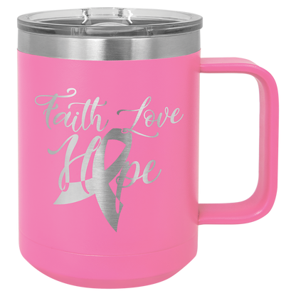 Hansey For Governor 15 oz Mug with Magnetic Lid