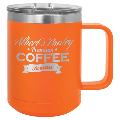 Hansey For Governor 15 oz Mug with Magnetic Lid