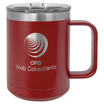 Hansey For Governor 15 oz Mug with Magnetic Lid