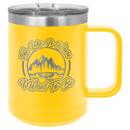Hansey For Governor 15 oz Mug with Magnetic Lid