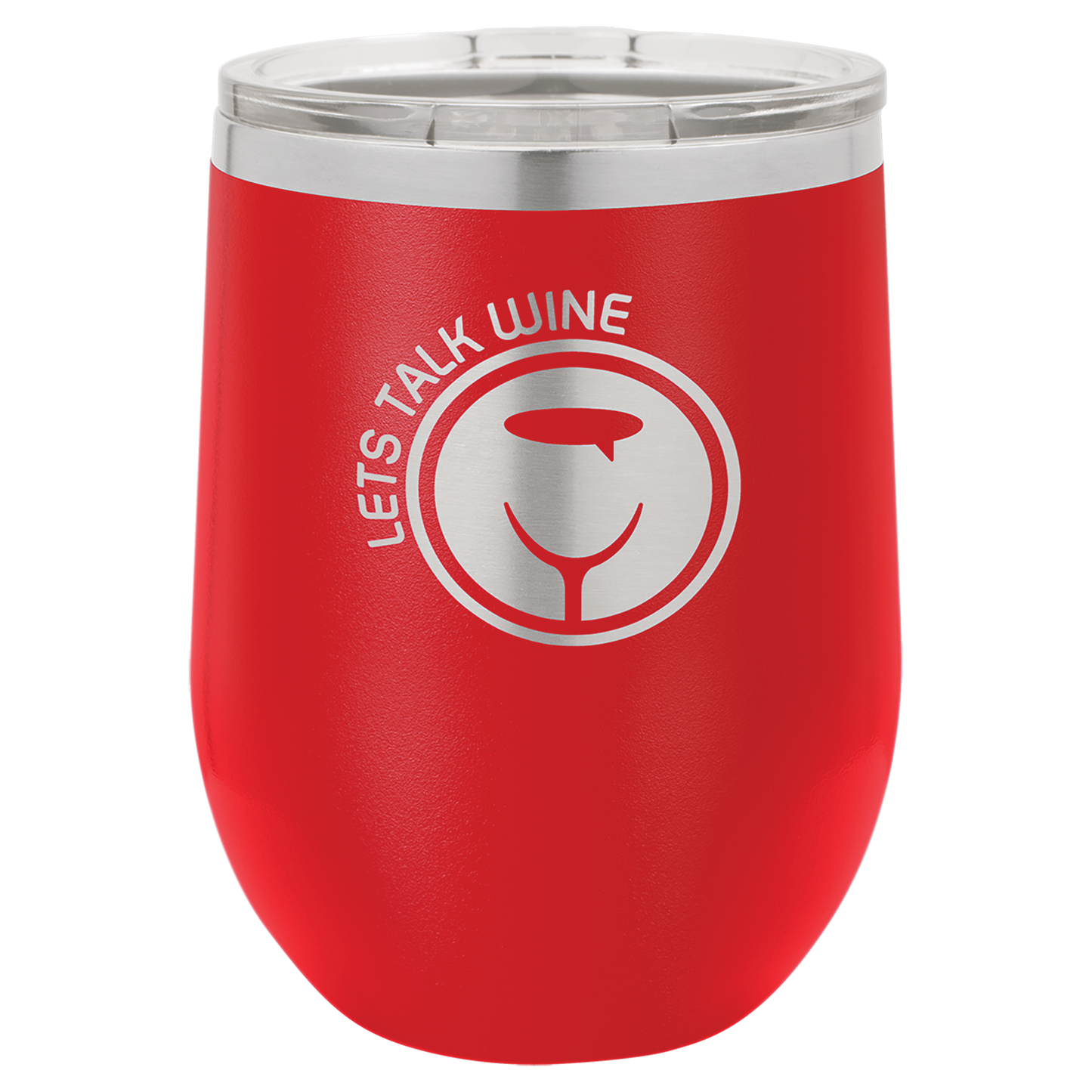 12 oz Stemless Wine Tumbler with Lid