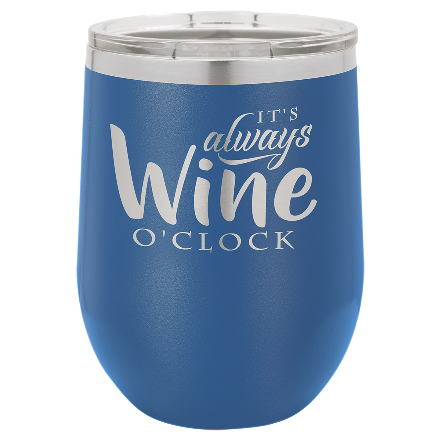 12 oz Stemless Wine Tumbler with Lid