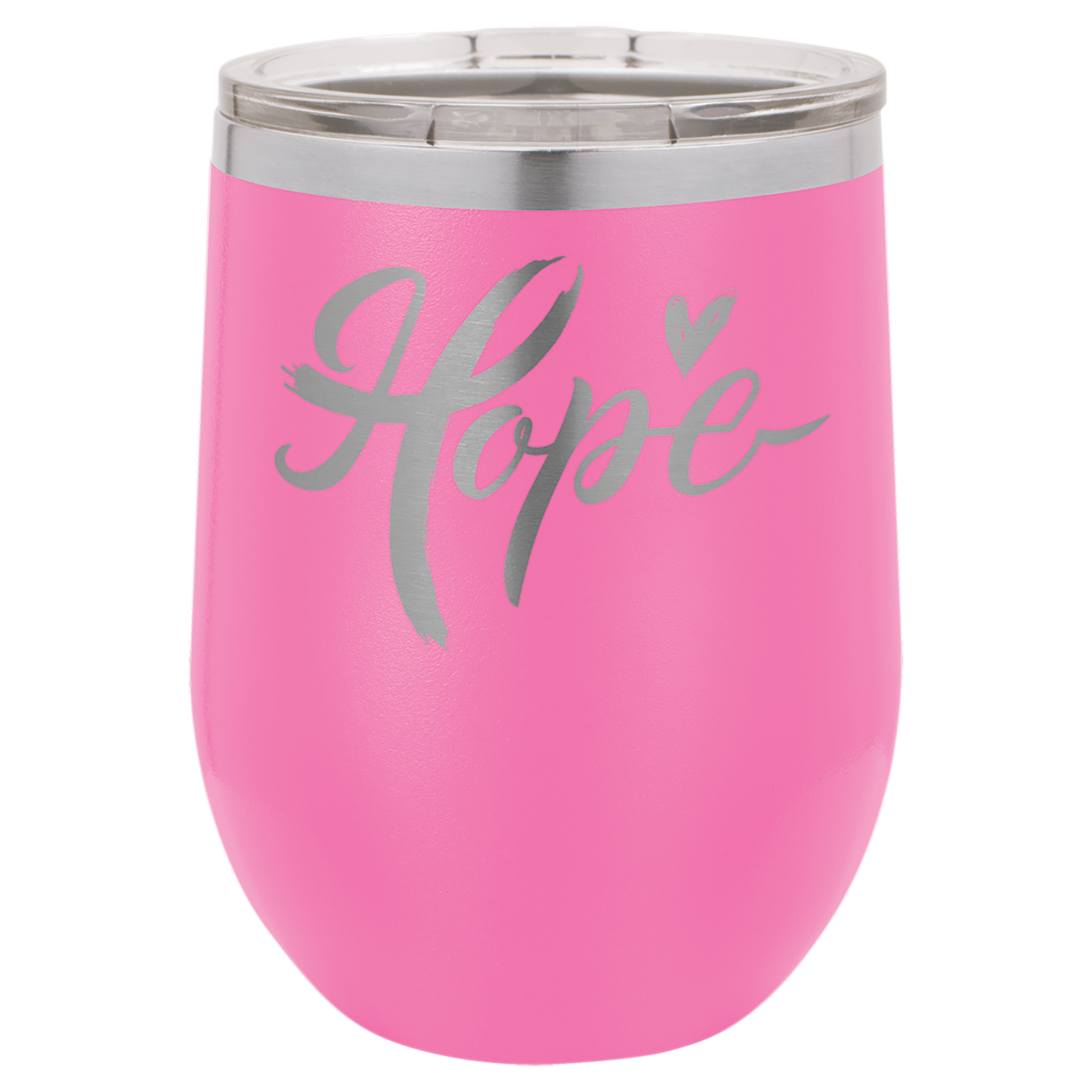 12 oz Stemless Wine Tumbler with Lid