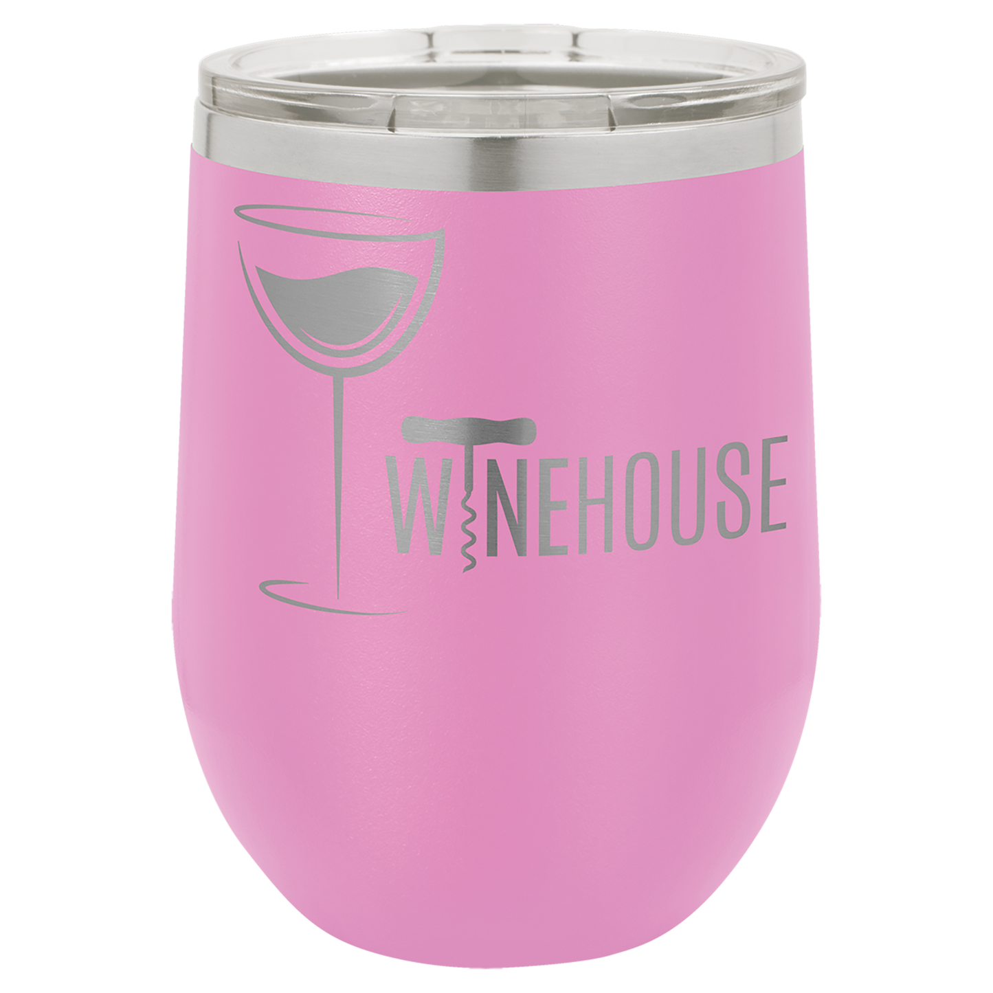 12 oz Stemless Wine Tumbler with Lid