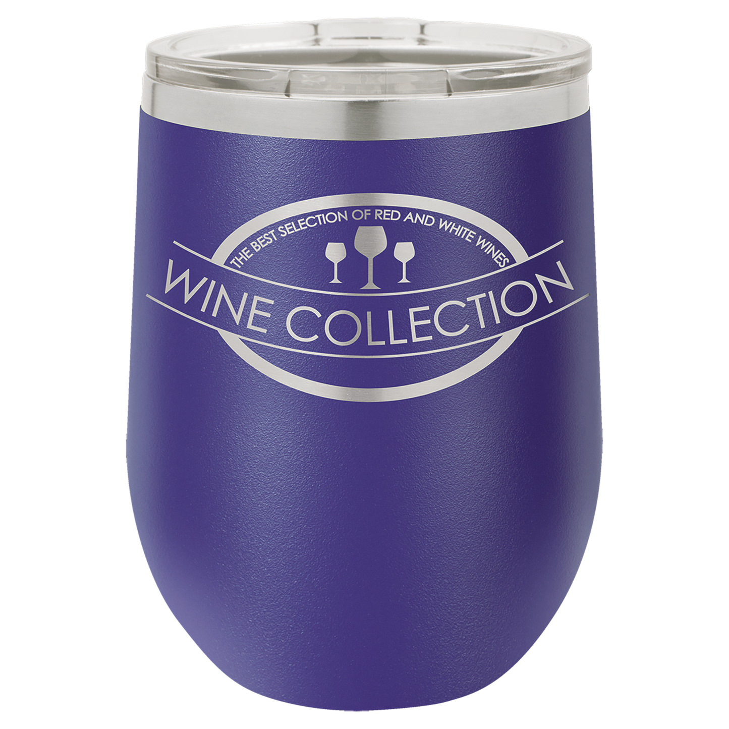 12 oz Stemless Wine Tumbler with Lid