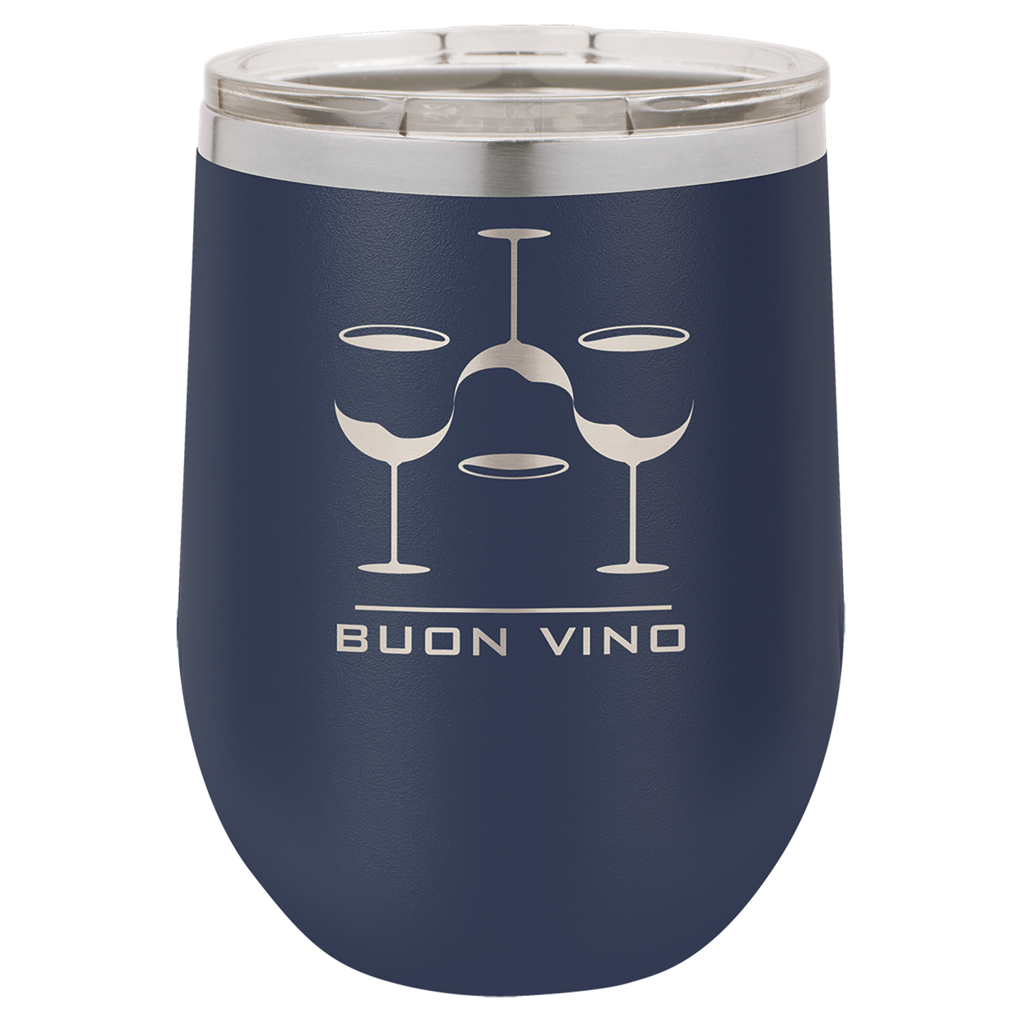 12 oz Stemless Wine Tumbler with Lid