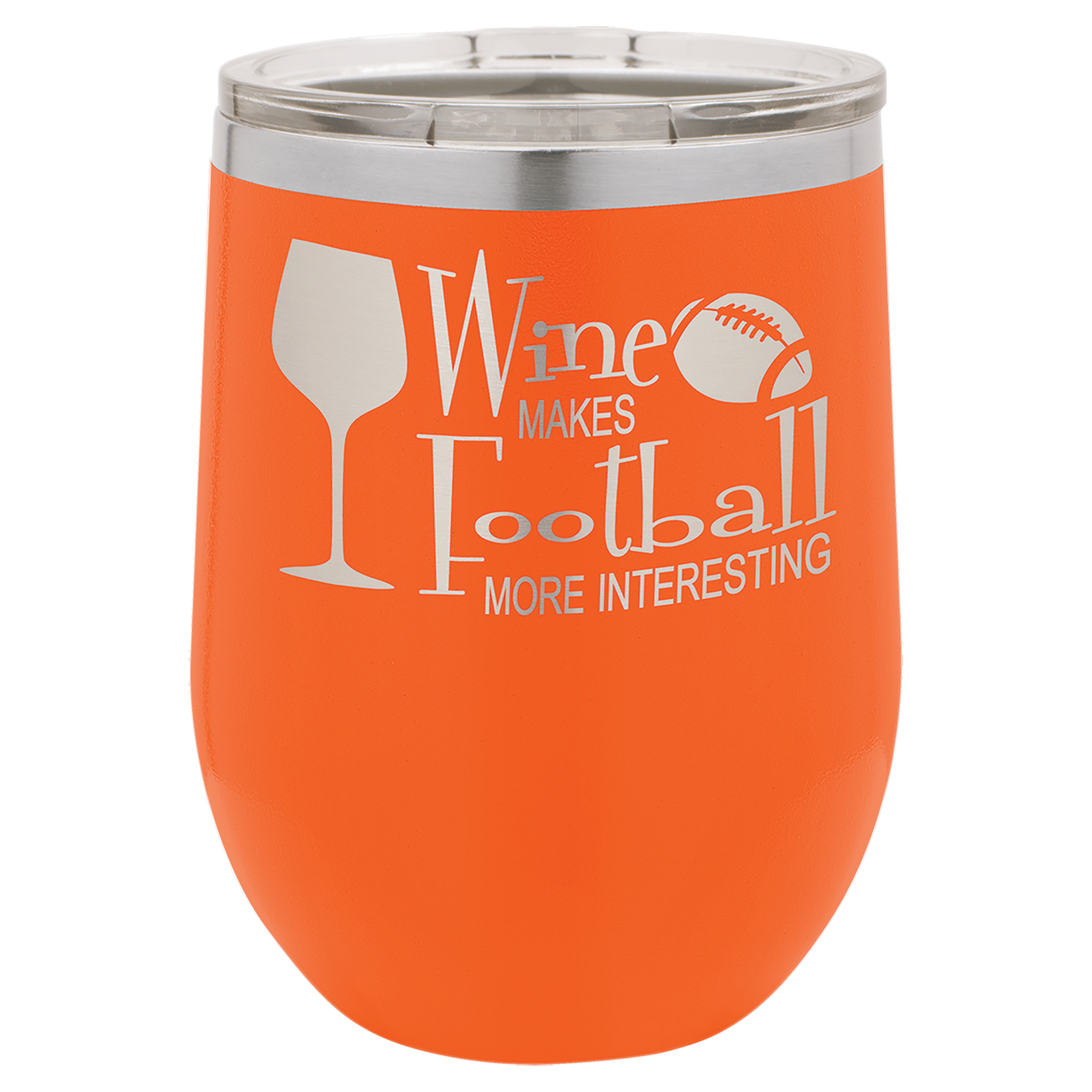 12 oz Stemless Wine Tumbler with Lid