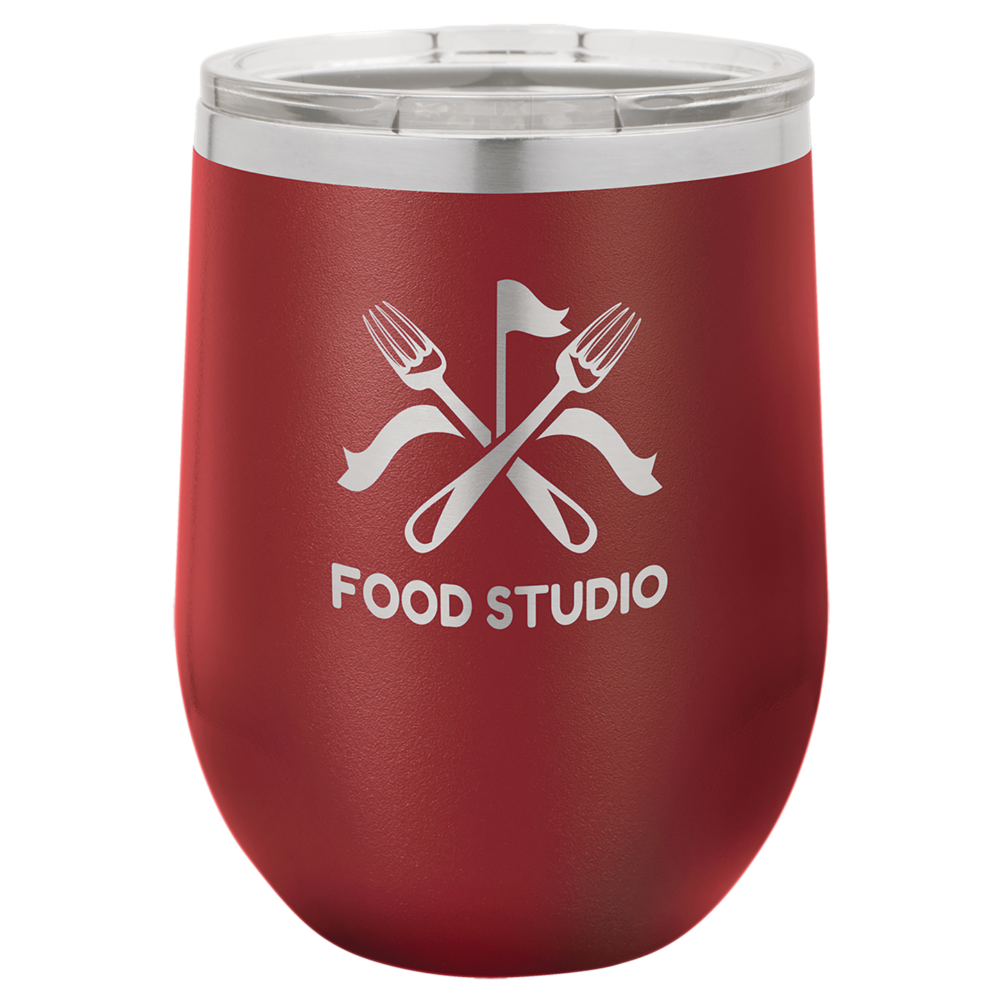 12 oz Stemless Wine Tumbler with Lid