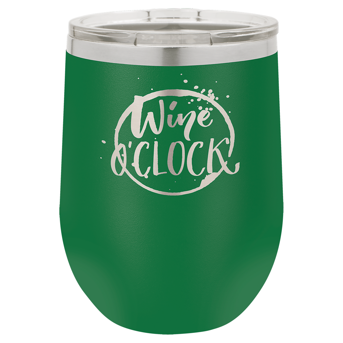 12 oz Stemless Wine Tumbler with Lid